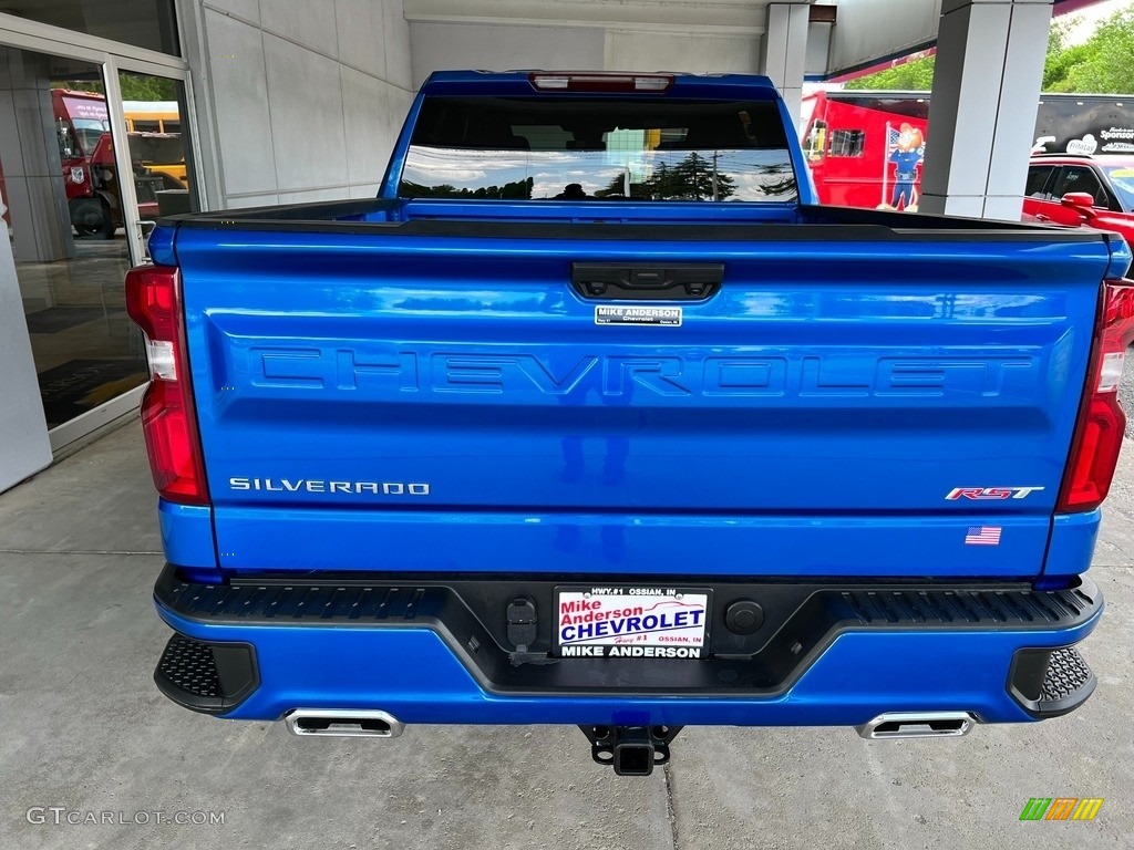 2023 Silverado 1500 RST Crew Cab 4x4 - Glacier Blue Metallic / Jet Black photo #8