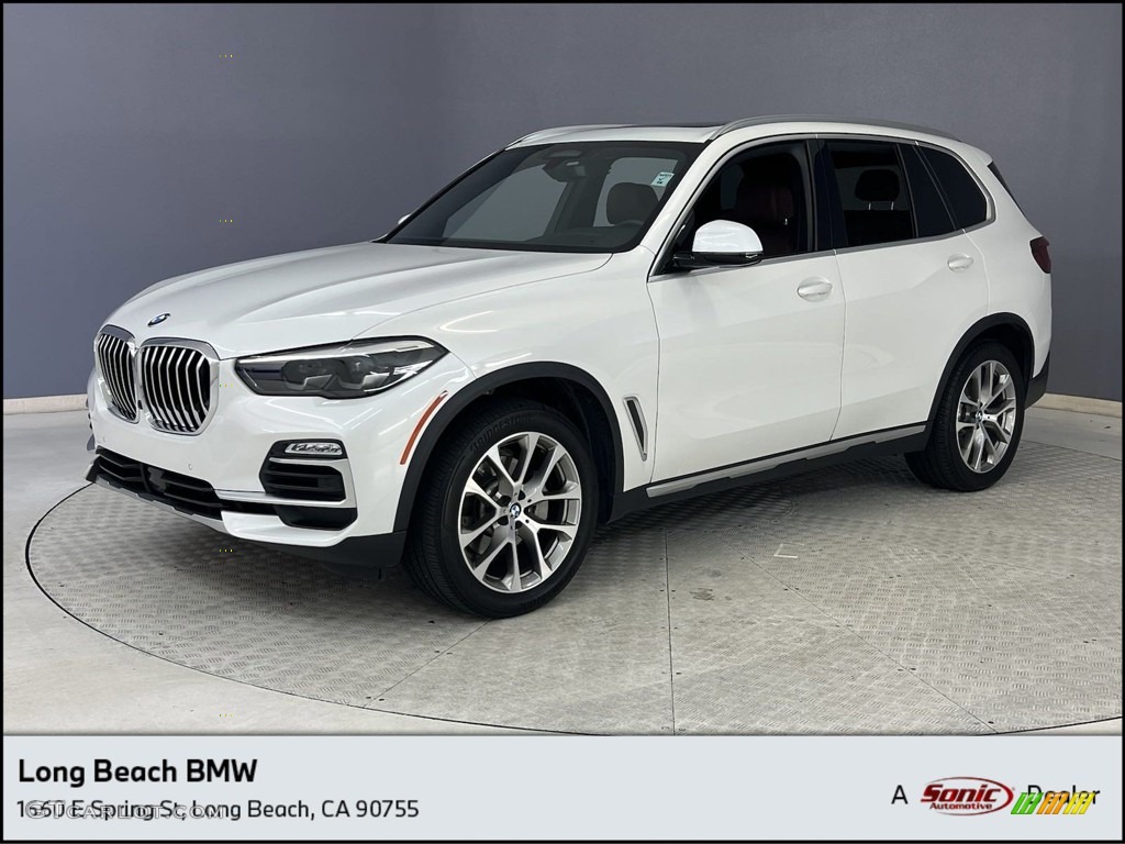 2020 X5 xDrive40i - Mineral White Metallic / Coffee photo #1