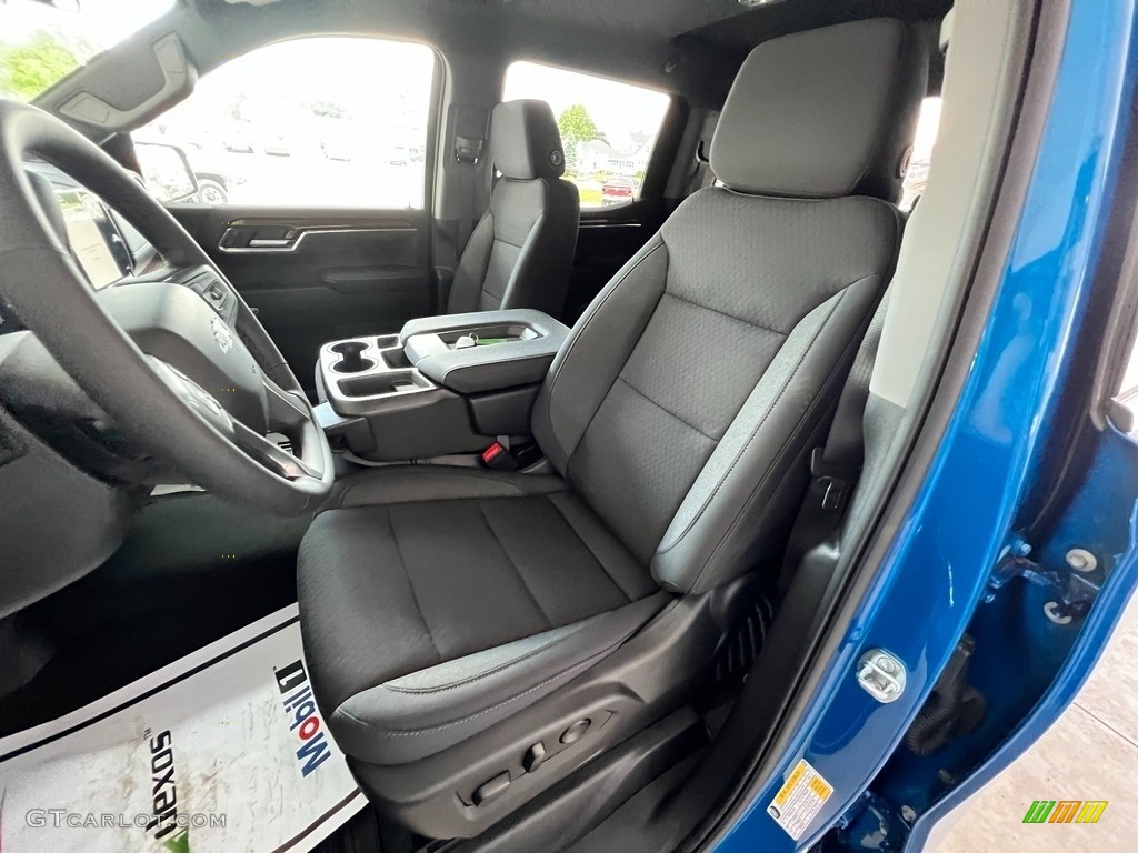 Jet Black Interior 2023 Chevrolet Silverado 1500 RST Crew Cab 4x4 Photo #146146338