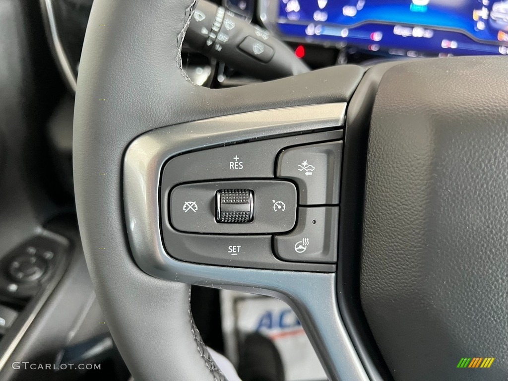 2023 Chevrolet Silverado 1500 RST Crew Cab 4x4 Jet Black Steering Wheel Photo #146146413