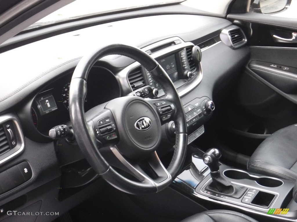 2017 Kia Sorento EX AWD Black Dashboard Photo #146147046