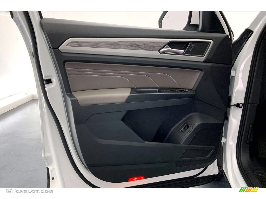 2021 Volkswagen Atlas Cross Sport SE Titan Black Door Panel Photo #146147292