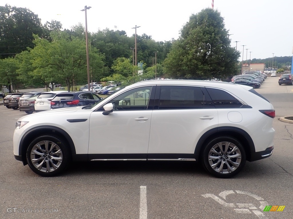 Rhodium White Premium 2024 Mazda CX-90 Premium Plus AWD Exterior Photo #146147628