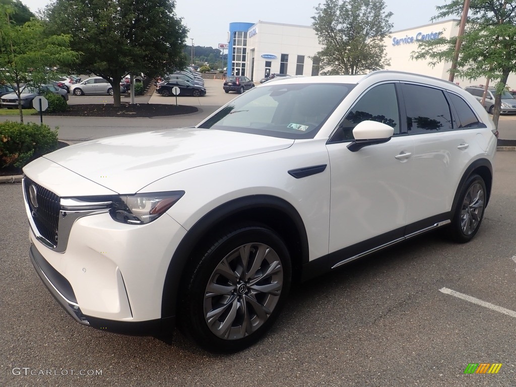 2024 CX-90 Premium Plus AWD - Rhodium White Premium / Black photo #7