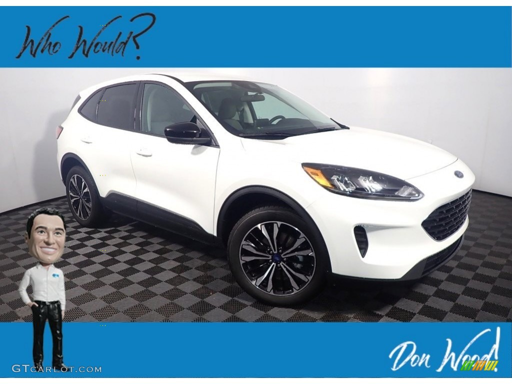 2022 Escape SE 4WD - Star White Metallic / Dark Earth Gray photo #1