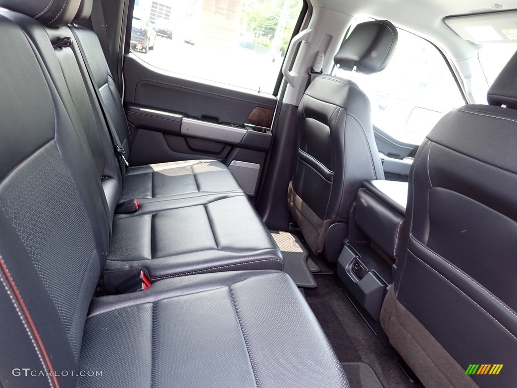 2022 Ford F150 Lariat SuperCrew 4x4 Rear Seat Photo #146148318