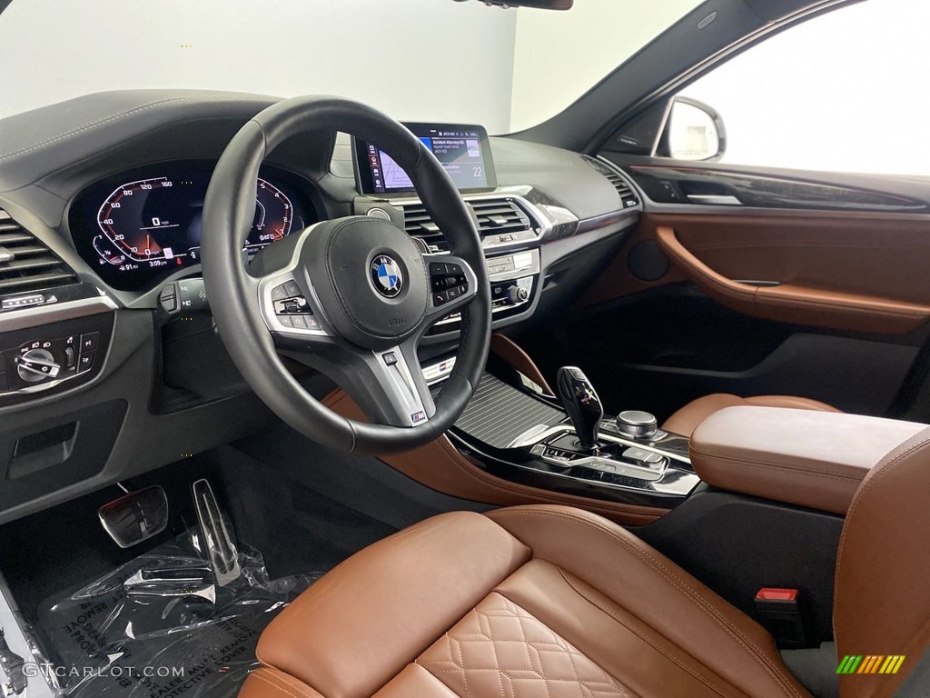 2020 X4 M40i - Glacier Silver Metallic / Tartufo photo #16