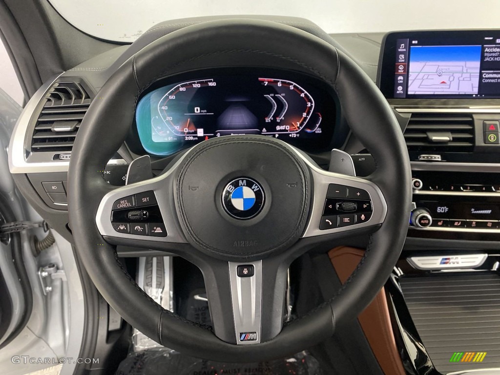 2020 X4 M40i - Glacier Silver Metallic / Tartufo photo #18