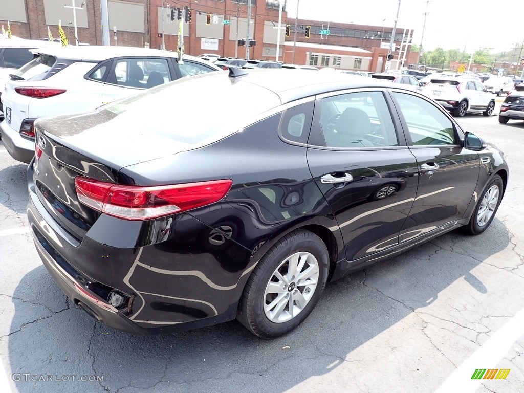 2016 Optima LX - Ebony Black / Black photo #4