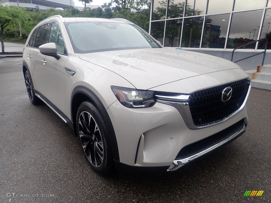 Rhodium White Premium 2024 Mazda CX-90 Premium Plus AWD Exterior Photo #146149344