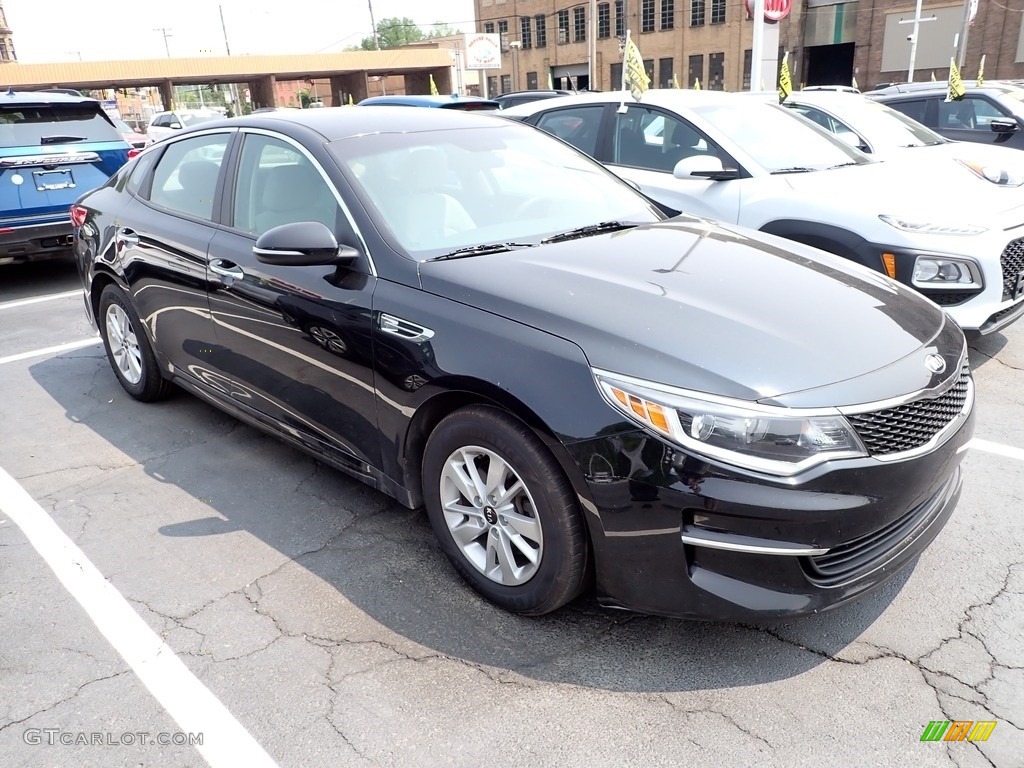 Ebony Black 2016 Kia Optima LX Exterior Photo #146149395