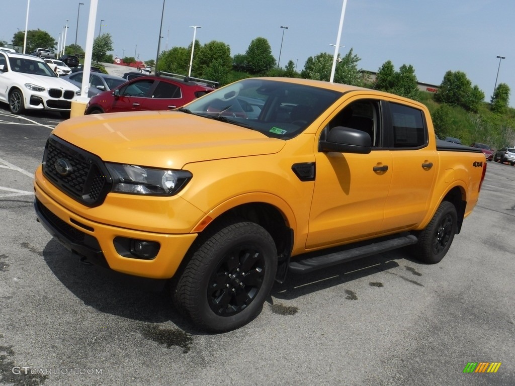 Cyber Orange Metallic 2021 Ford Ranger XLT SuperCrew 4x4 Exterior Photo #146149545
