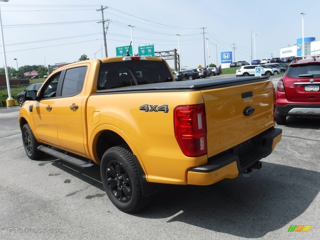 2021 Ranger XLT SuperCrew 4x4 - Cyber Orange Metallic / Ebony photo #10