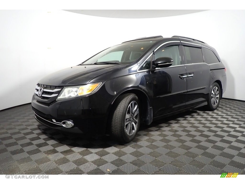 2014 Odyssey Touring - Crystal Black Pearl / Gray photo #9