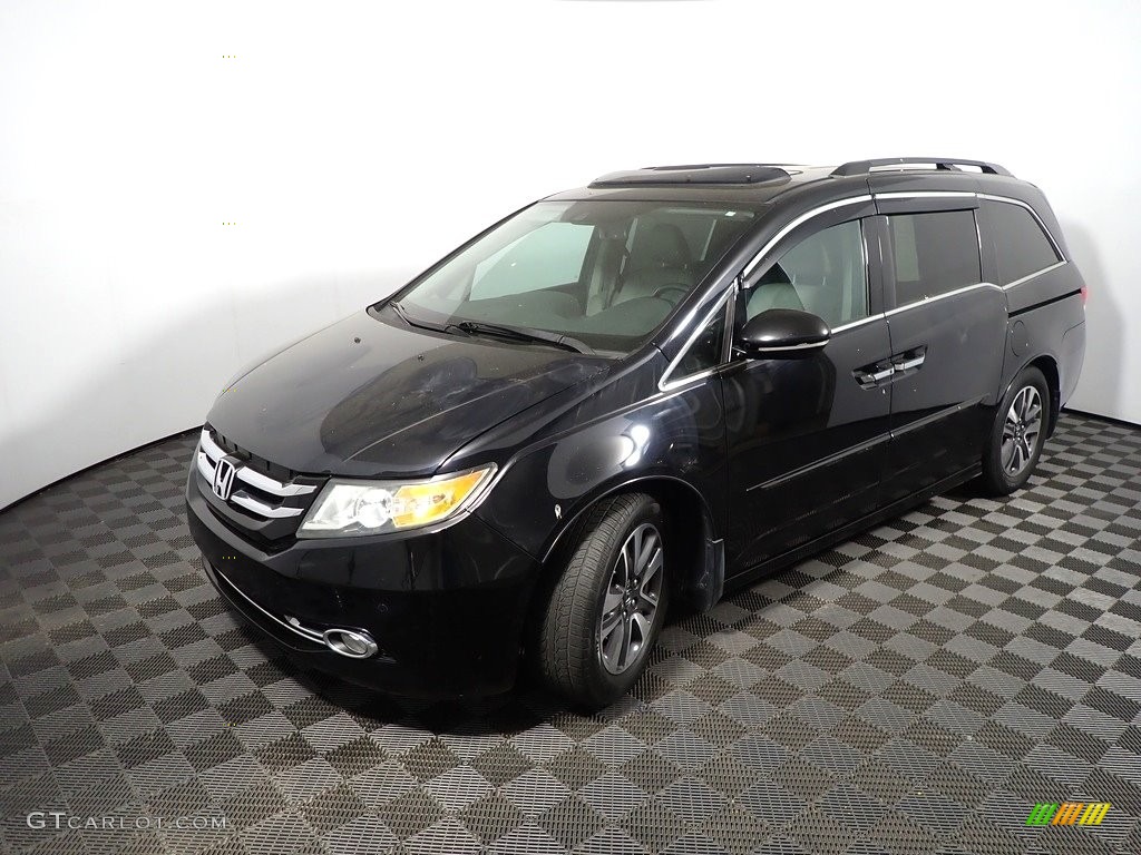 2014 Odyssey Touring - Crystal Black Pearl / Gray photo #10
