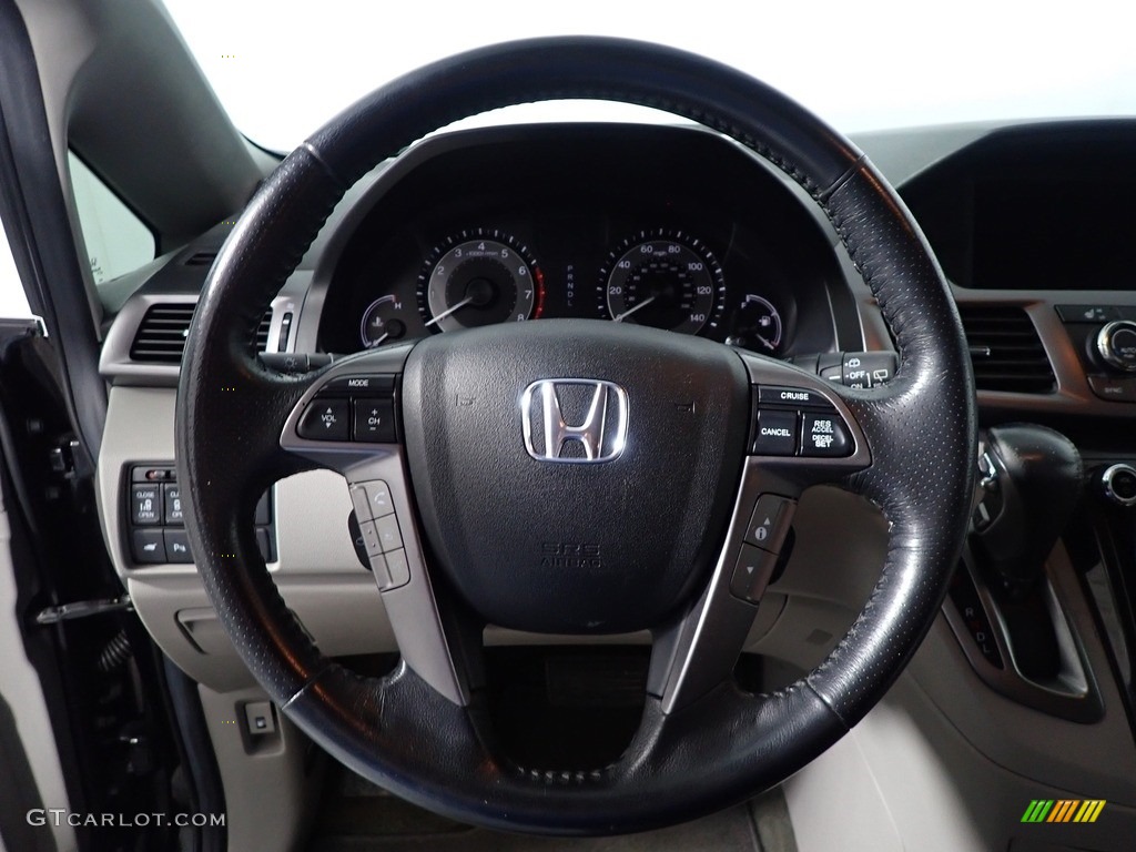2014 Odyssey Touring - Crystal Black Pearl / Gray photo #27