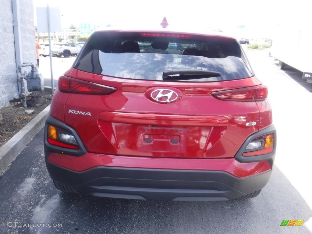 2021 Kona SEL AWD - Pulse Red / Black/Gray photo #7