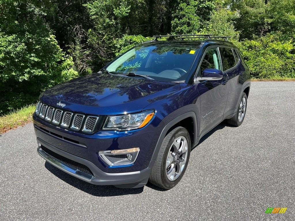 2020 Compass Limted 4x4 - Jazz Blue Pearl / Black photo #2