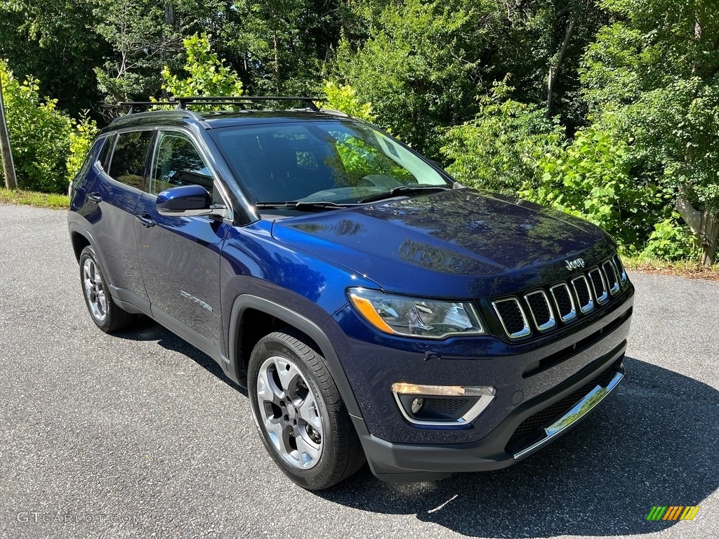 Jazz Blue Pearl 2020 Jeep Compass Limted 4x4 Exterior Photo #146150577