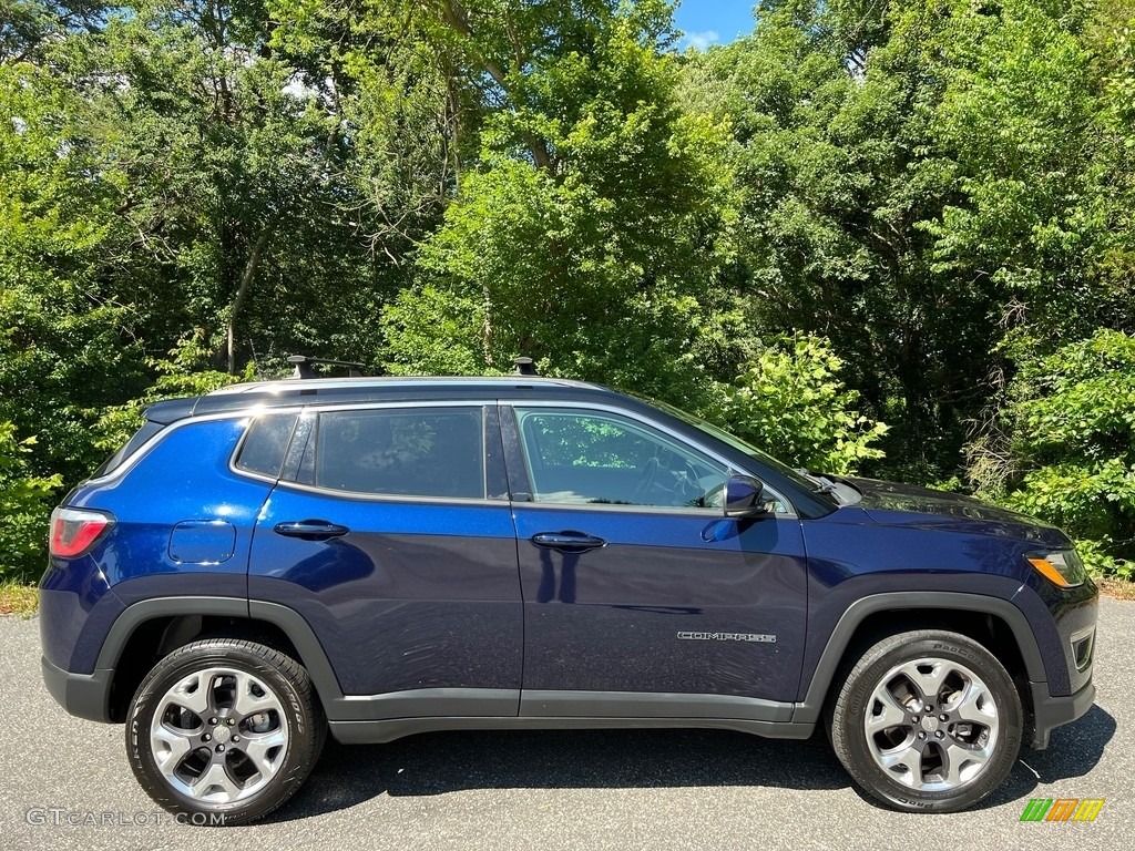 2020 Compass Limted 4x4 - Jazz Blue Pearl / Black photo #5