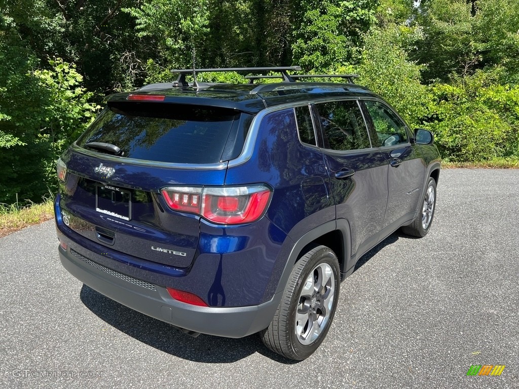 2020 Compass Limted 4x4 - Jazz Blue Pearl / Black photo #6