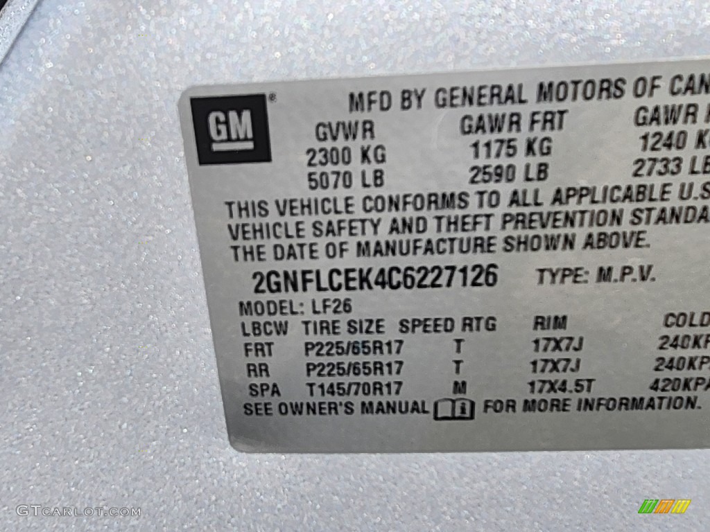 2012 Equinox LS AWD - Silver Ice Metallic / Light Titanium/Jet Black photo #29