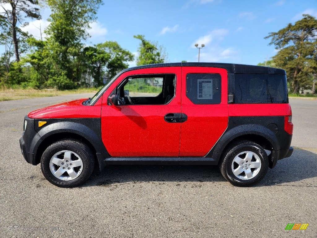 2005 Element EX - Rallye Red / Black/Gray photo #2