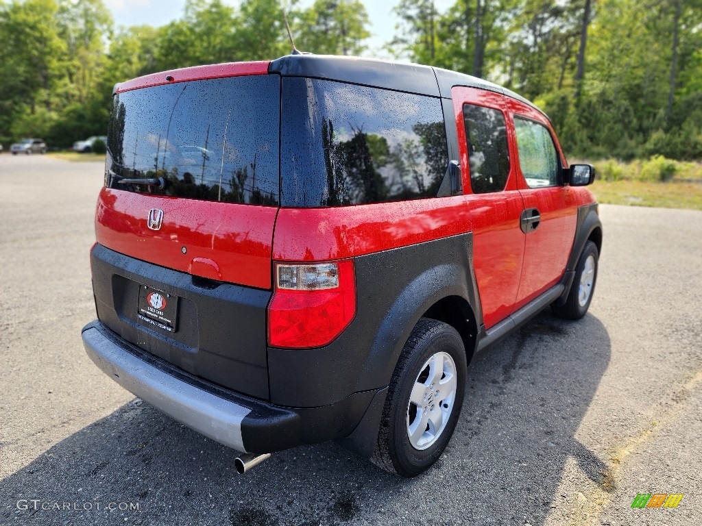 2005 Element EX - Rallye Red / Black/Gray photo #5