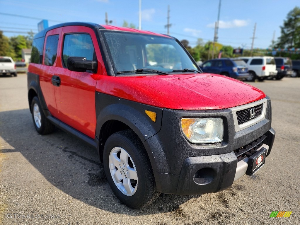 2005 Element EX - Rallye Red / Black/Gray photo #7