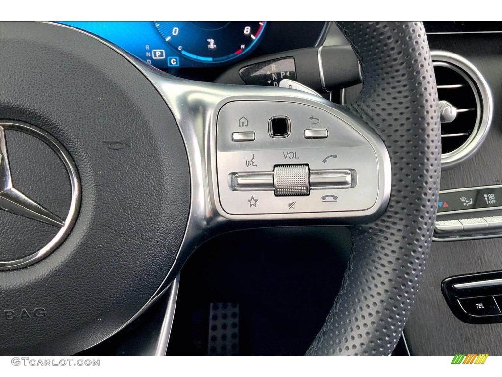 2020 Mercedes-Benz GLC 300 4Matic Coupe Black Steering Wheel Photo #146151579