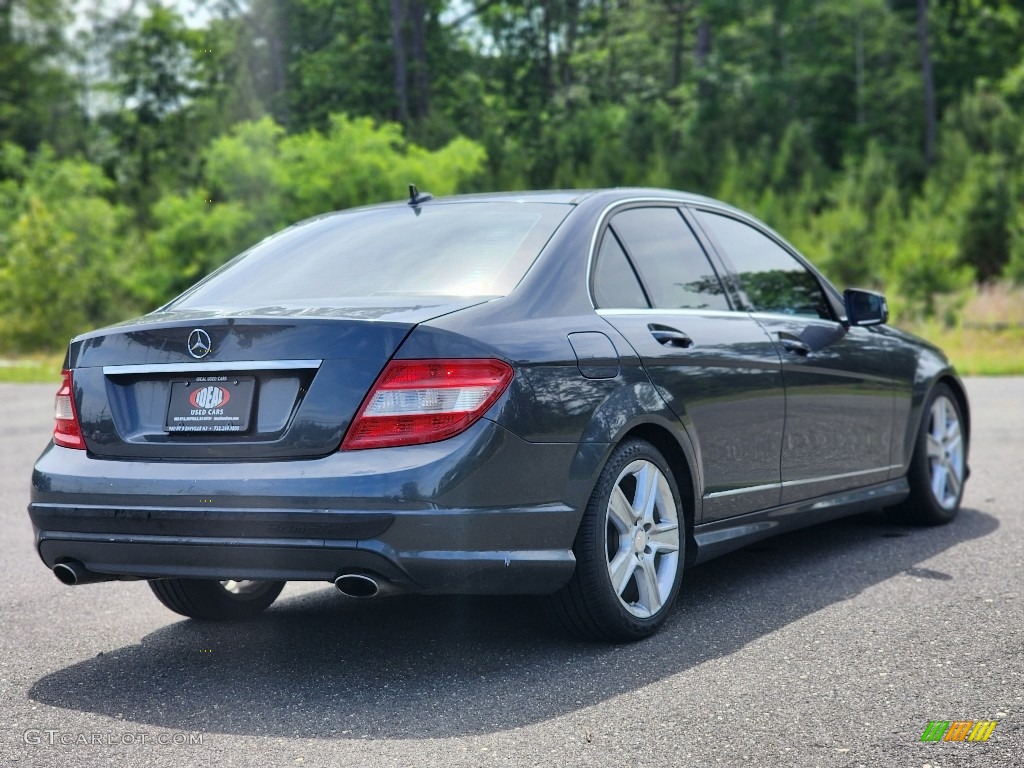 2011 C 300 Sport 4Matic - Steel Grey Metallic / Black photo #6