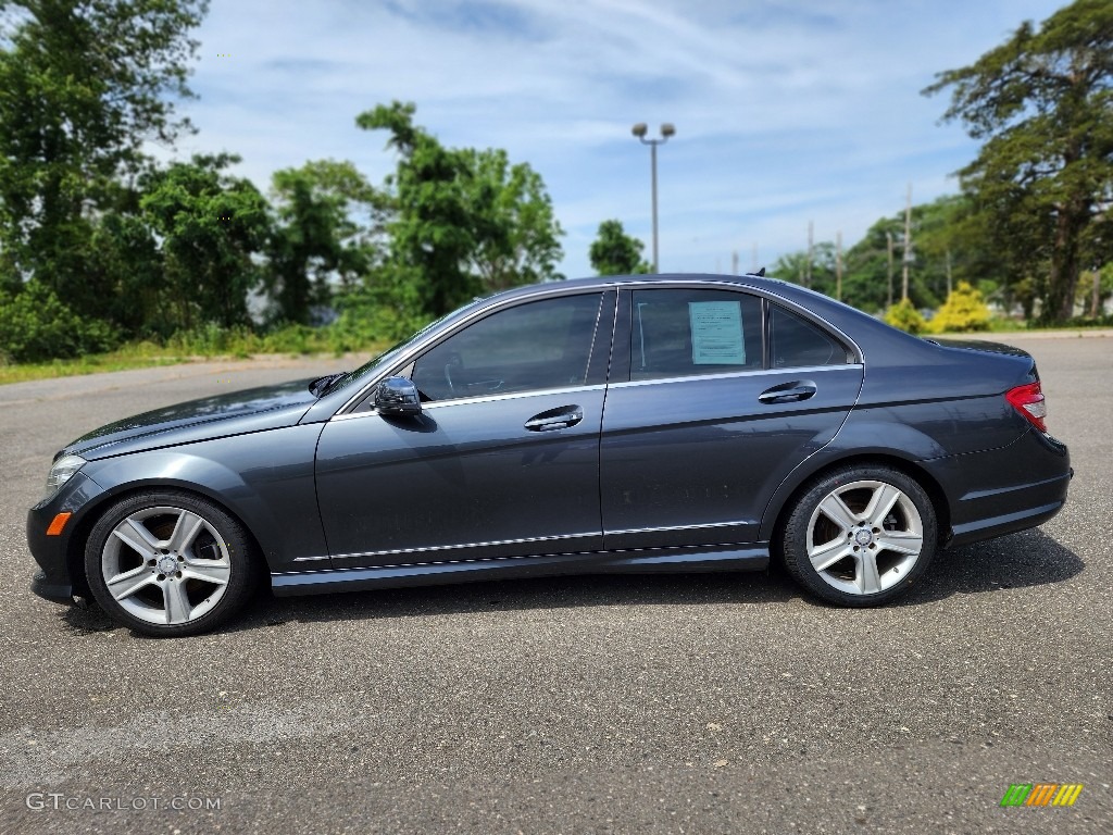 2011 C 300 Sport 4Matic - Steel Grey Metallic / Black photo #7