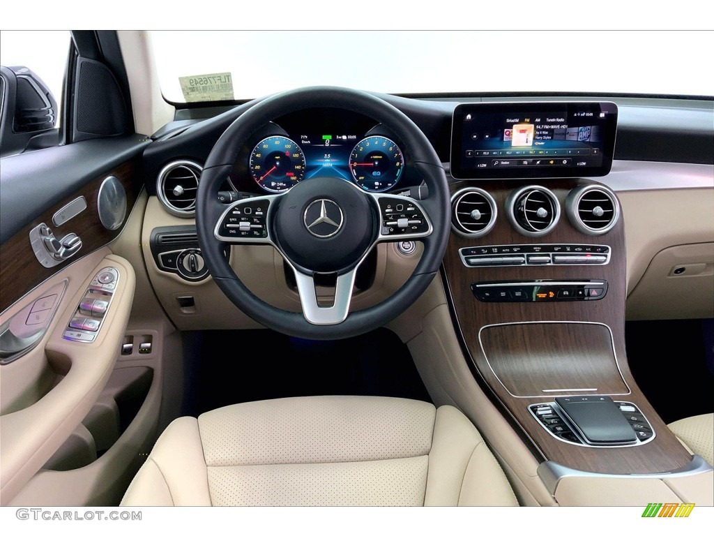 2020 Mercedes-Benz GLC 350e 4Matic Silk Beige Dashboard Photo #146152014
