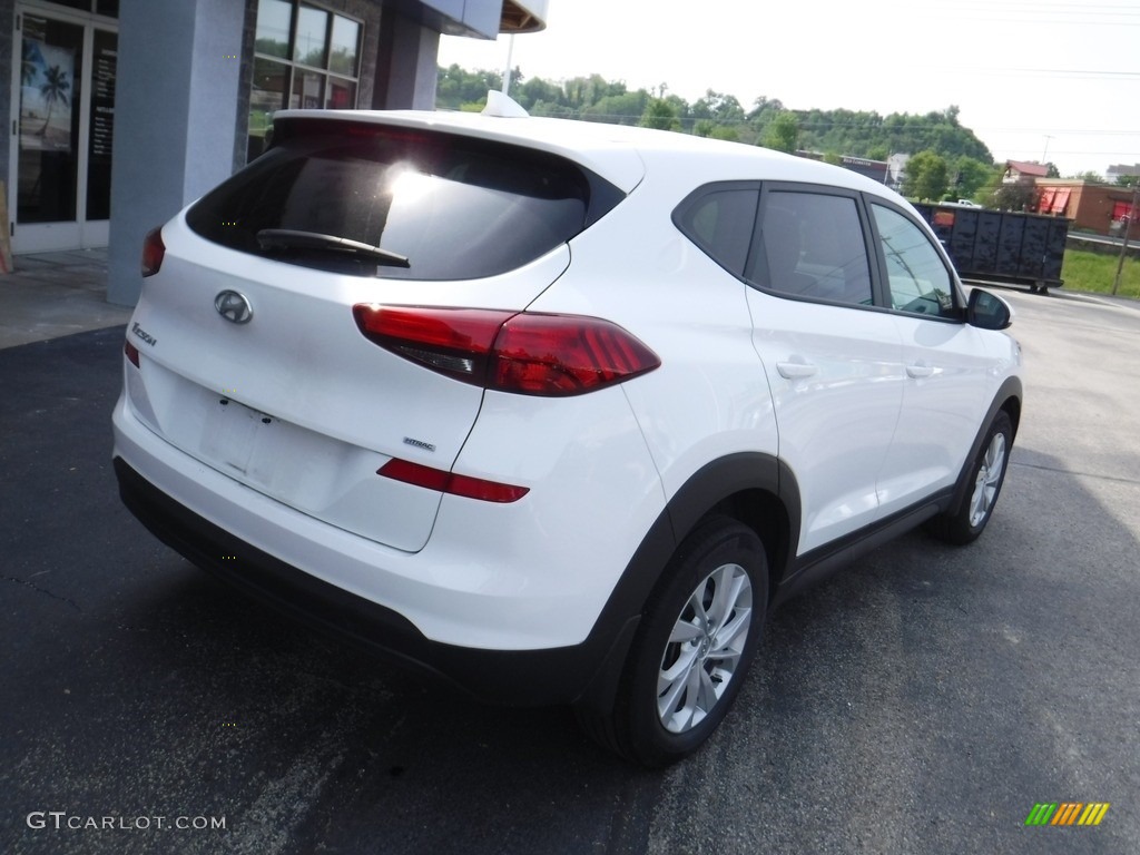2020 Tucson SE AWD - Cream White Pearl / Gray photo #8