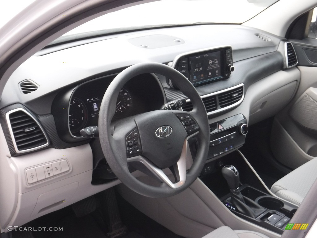 2020 Tucson SE AWD - Cream White Pearl / Gray photo #11
