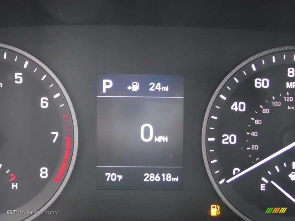 2020 Tucson SE AWD - Cream White Pearl / Gray photo #28