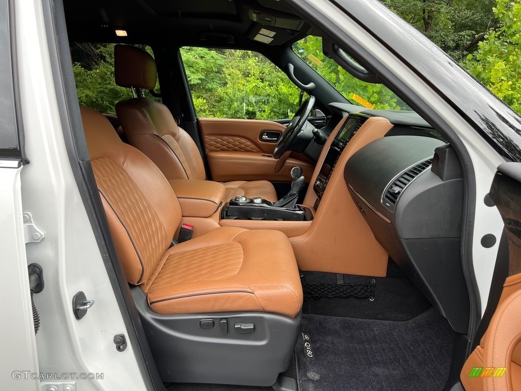 Saddle Brown Interior 2021 Infiniti QX80 Sensory AWD Photo #146153937