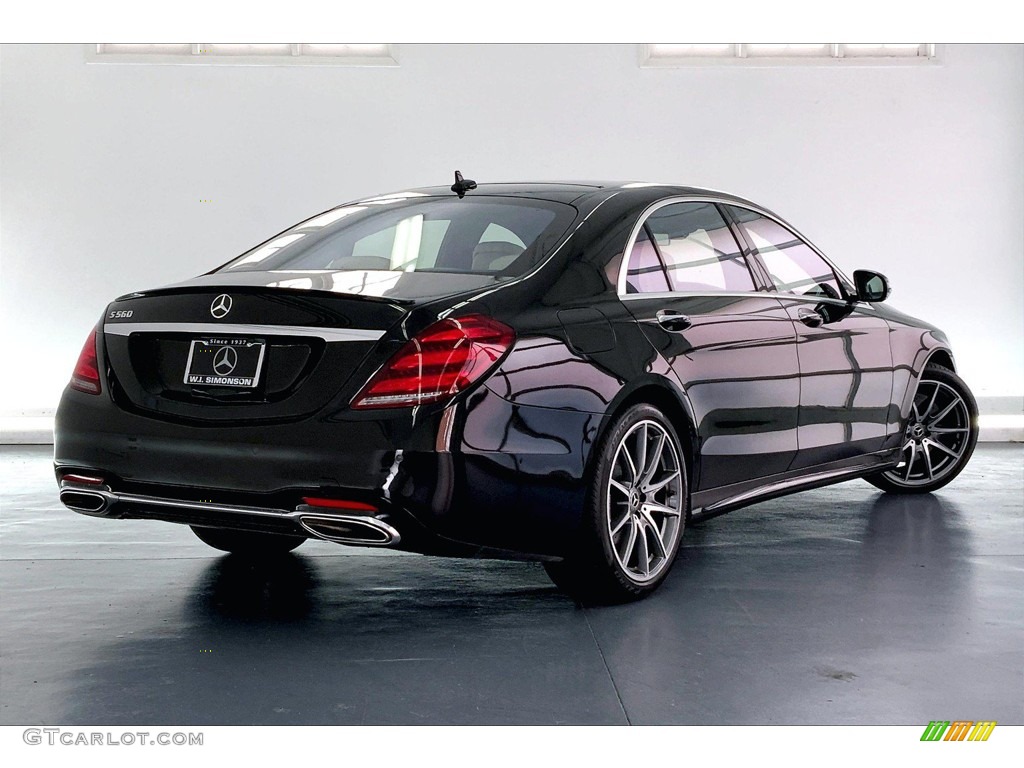 2020 S 560 Sedan - Black / Porcelain/Black photo #13