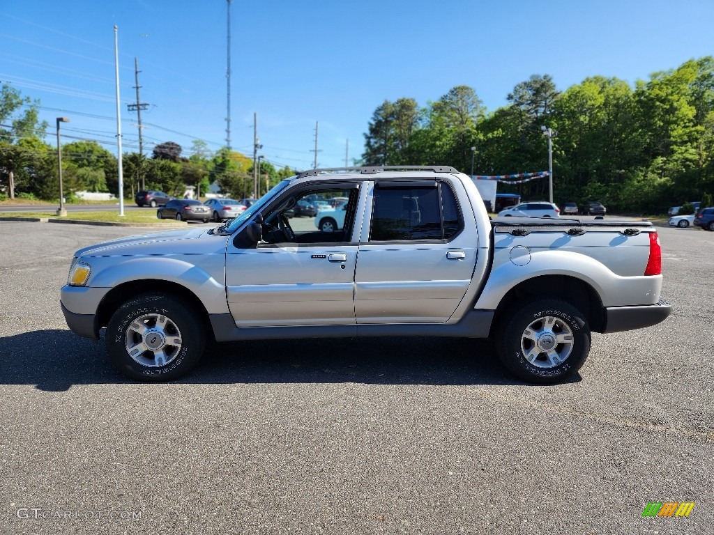2003 Explorer Sport Trac XLT 4x4 - Silver Birch Metallic / Medium Flint photo #2