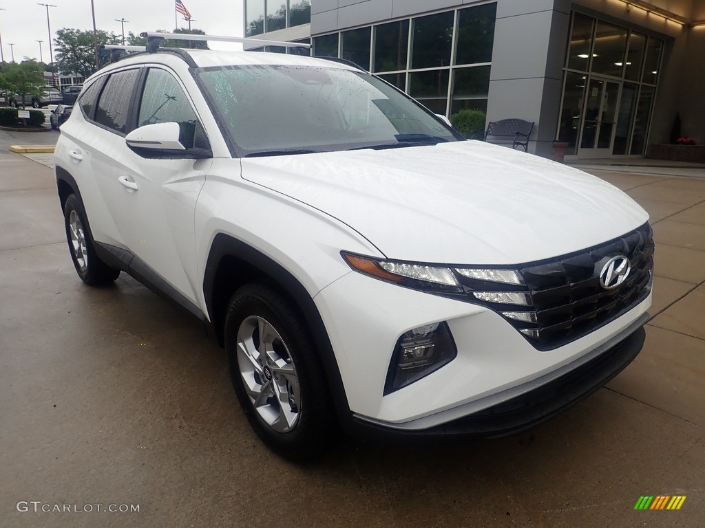 2023 Tucson SEL AWD - Serenity White / Gray photo #9