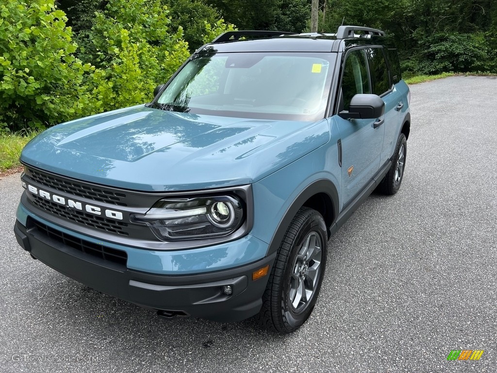 2022 Bronco Sport Badlands 4x4 - Area 51 / Ebony photo #2