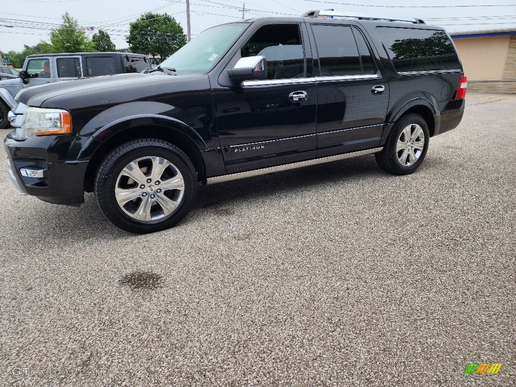 2015 Expedition EL Platinum 4x4 - Tuxedo Black Metallic / Ebony photo #5