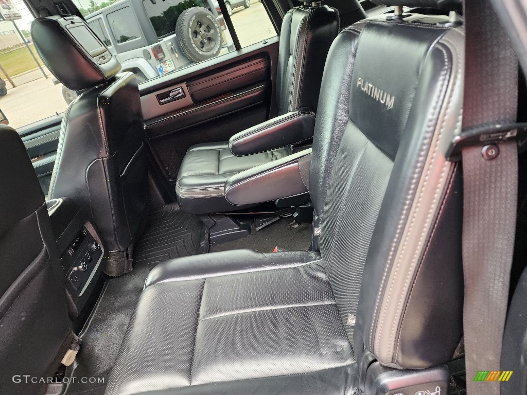 Ebony Interior 2015 Ford Expedition EL Platinum 4x4 Photo #146155855