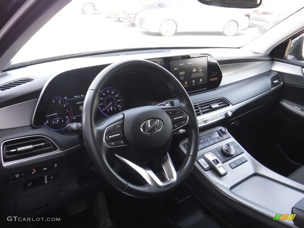 2020 Hyundai Palisade SEL AWD Black Dashboard Photo #146155878