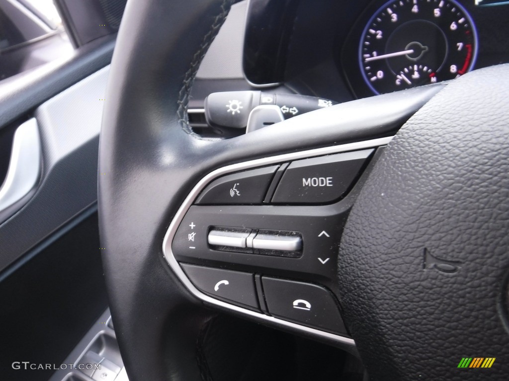 2020 Hyundai Palisade SEL AWD Black Steering Wheel Photo #146156196