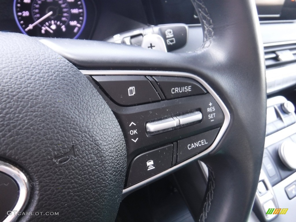 2020 Hyundai Palisade SEL AWD Black Steering Wheel Photo #146156220