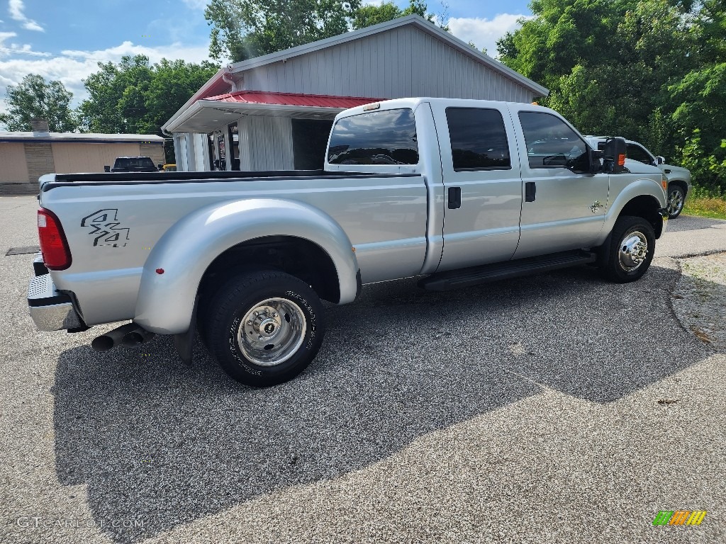 2016 F350 Super Duty XLT Crew Cab 4x4 DRW - Ingot Silver Metallic / Steel photo #5