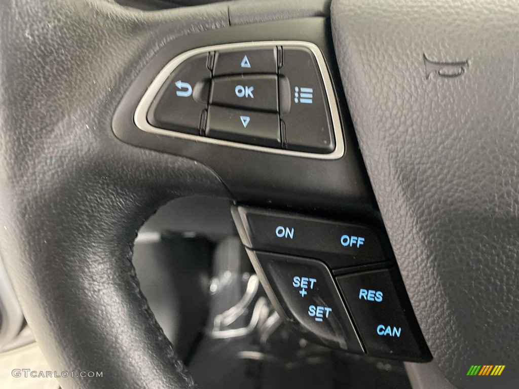 2020 Ford EcoSport SE Ebony Black Steering Wheel Photo #146156364