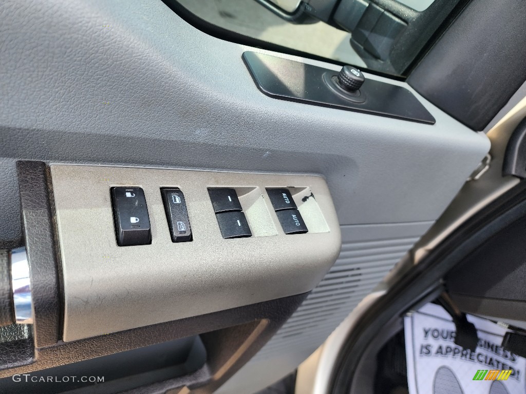 2016 F350 Super Duty XLT Crew Cab 4x4 DRW - Ingot Silver Metallic / Steel photo #13