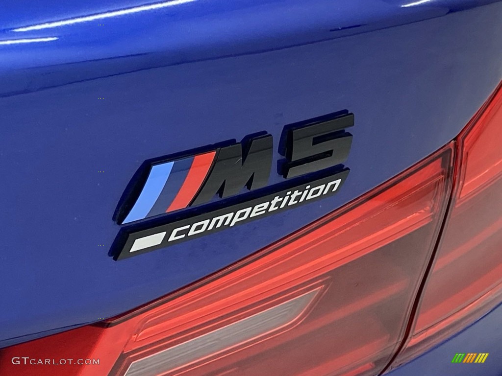 2020 M5 Competition - Marina Bay Blue Metallic / Silverstone photo #10